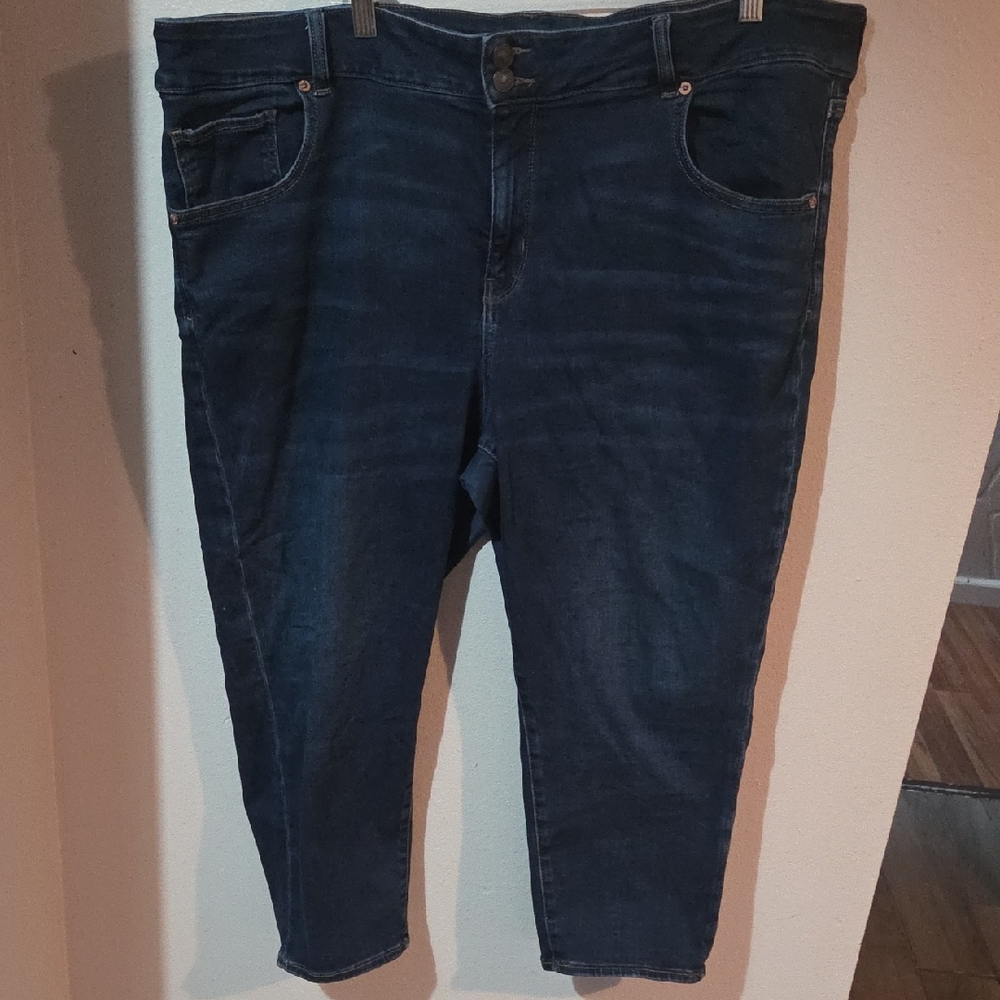 American Eagle Outfitters Dark Blue Relaxed Jeans